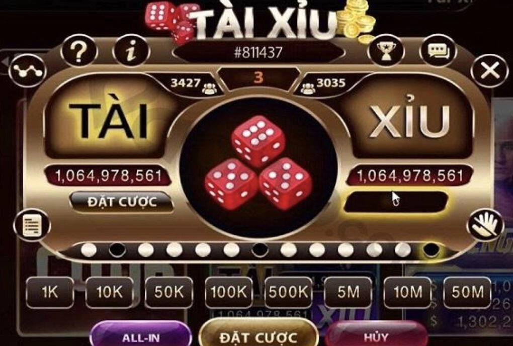 Luật chơi Tài Xỉu Online đơn giản